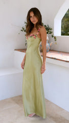 Aurora Maxi Dress - Lime