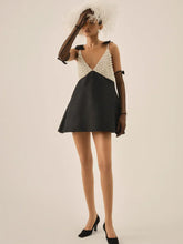 Pearly Bow Mini Dress