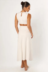 Sola Midi Dress - White