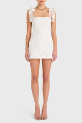 Beautiful Beginnings Mini Dress White