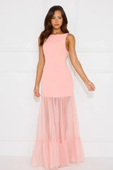 Chic Whispers Maxi Dress Pink