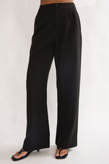 Meri Side Pocket Trouser Pants Black