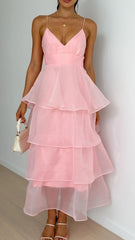 Shayla Maxi Dress - Pink
