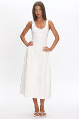 LIONESS Luna Rosa Maxi Dress Porcelain