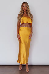Tahni Diamante Chain Maxi Skirt Mango