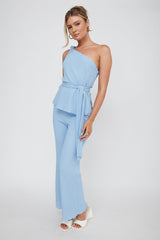 Austin City Textured Pants Blue