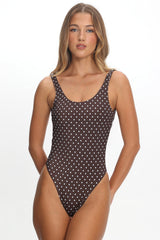 LIONESS Kenny One Piece Chocolate Blue Polka