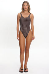 LIONESS Kenny One Piece Chocolate Blue Polka