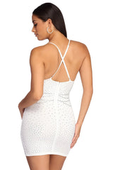 Casey Formal Heat Stone Mini Dress