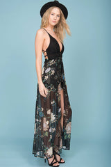 Savanah Maxi Romper Black