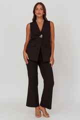 Fair Play High Waist Pants Black