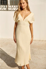 Growing Garden Maxi Dress Yellow