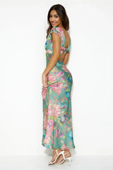 Rainnova Maxi Dress Green