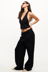LIONESS Je Suis Pants Onyx