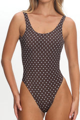 LIONESS Kenny One Piece Chocolate Blue Polka